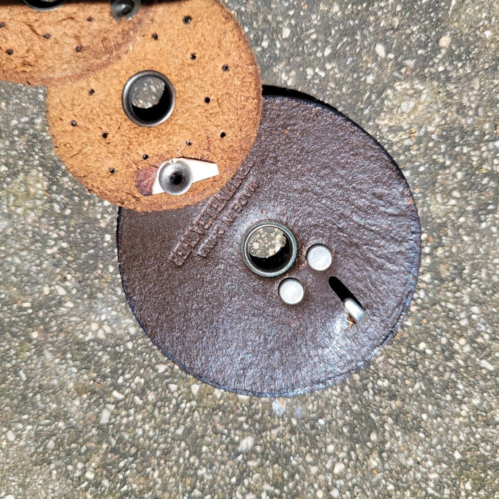 Y2k genuine leather boho/western belt - Picture 2 of 2